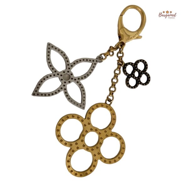 Authentic LOUIS VUITTON Goldtone Tapage Key Holder And Bag Charm - CK 0112 - Picture 9 of 12